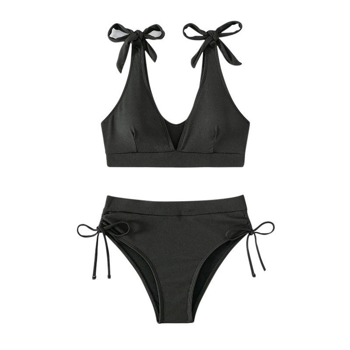 Women's bikini set with high-cut bottom and adjustable straps Mune Fashion