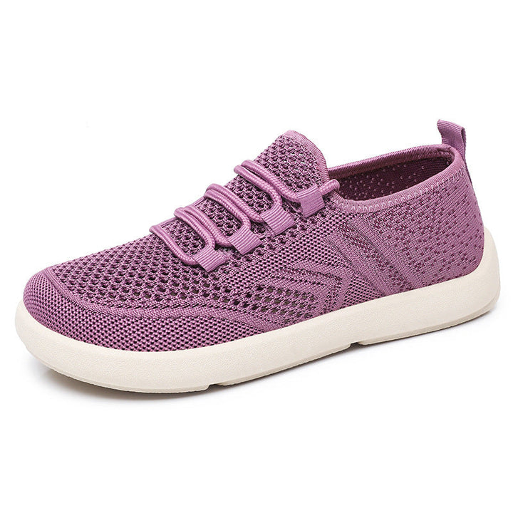 Women's Sporty Mesh Sneakers with Flexible Sole Concept Mune Fashion