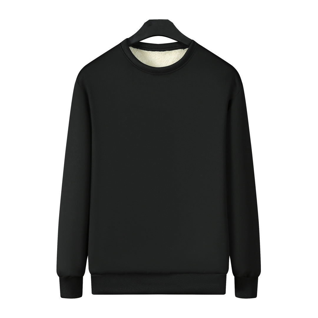 Men's Lined Crew Neck Sweatshirt with Teddy Lining & Ribbed Cuffs Mune Fashion