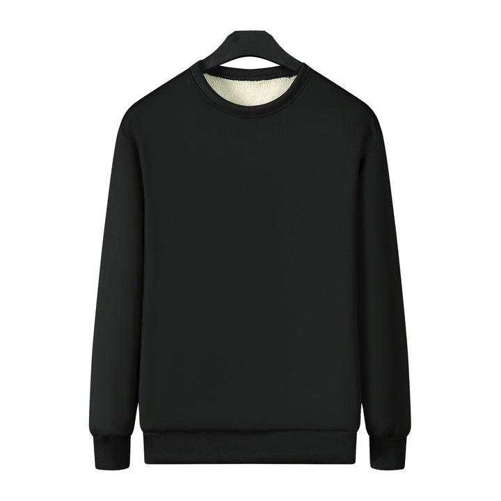 Men's Lined Crew Neck Sweatshirt with Teddy Lining & Ribbed Cuffs Mune Fashion