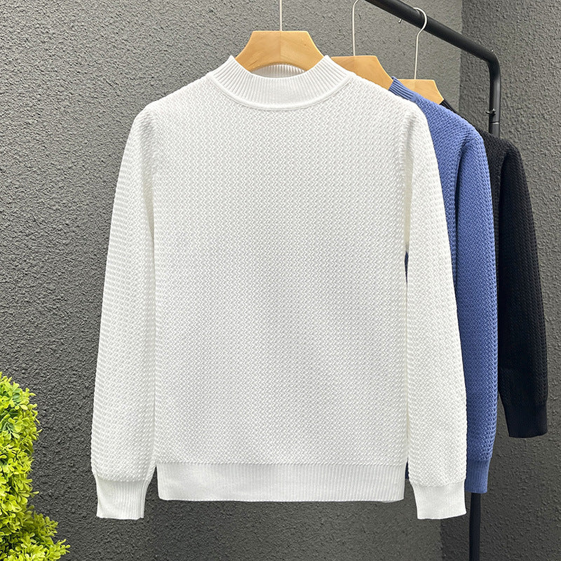 Women Structured Turtleneck Sweater made of fine Waffle Knit Mune Fashion