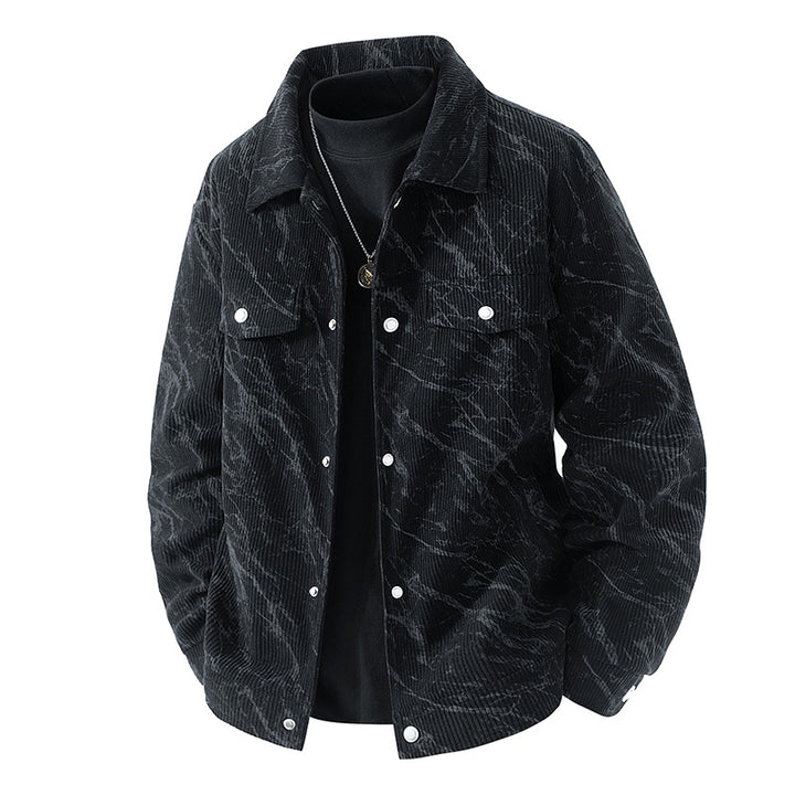 Men's Fashion Cord Jacket with Stylish Design Mune Fashion