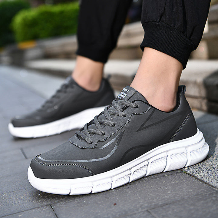 Men's modern City-Comfort sneaker with segmented cushioning sole, ergonomic memory insole, and padded heel collar Mune Fashion