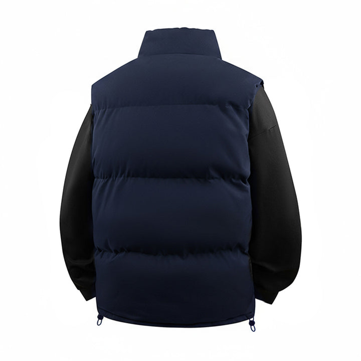 Men's padded vest with high collar and thermal filling Mune Fashion