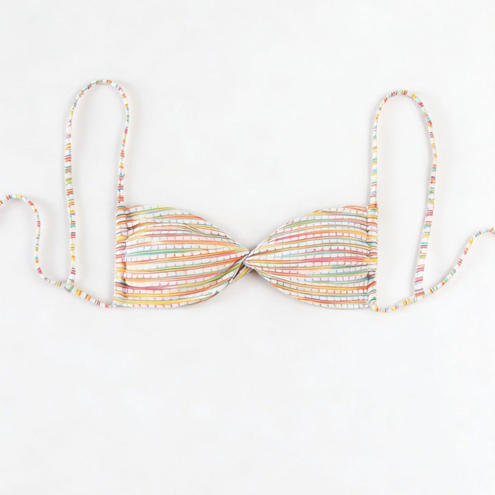 Women's bandeau bikini with colorful bead details Mune Fashion