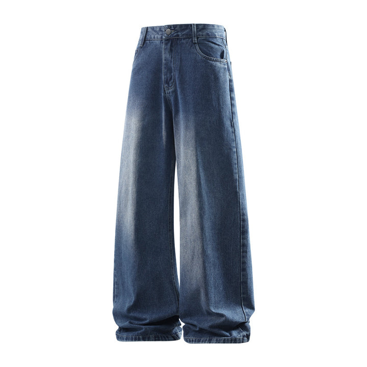 Women's wide high-waisted baggy jeans in vintage look with extra wide leg Mune Fashion