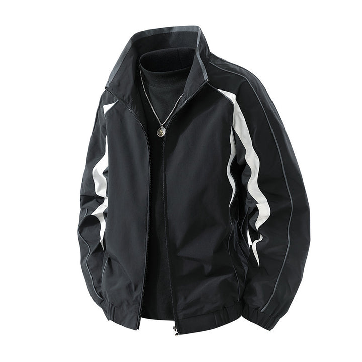 Men's Lightweight Sports Jacket with Stand-up Collar Mune Fashion