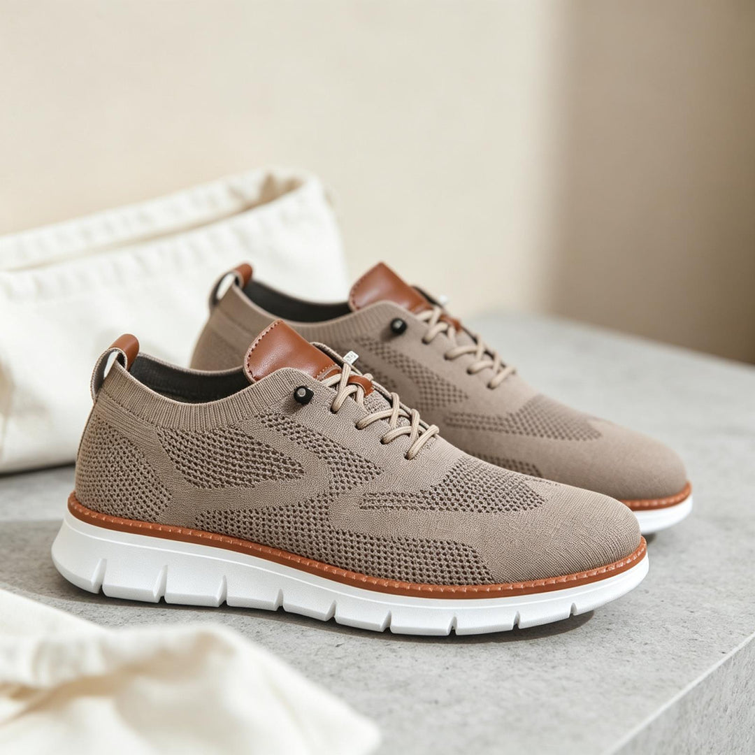 Men's Breathable Sneakers with Flexible Sole Mune Fashion