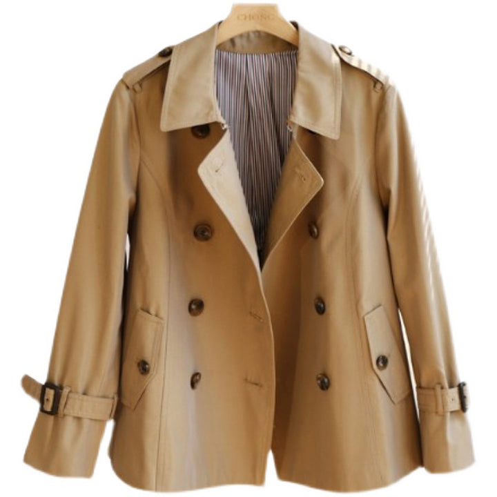 Women Elegant Trench Coat Mune Fashion