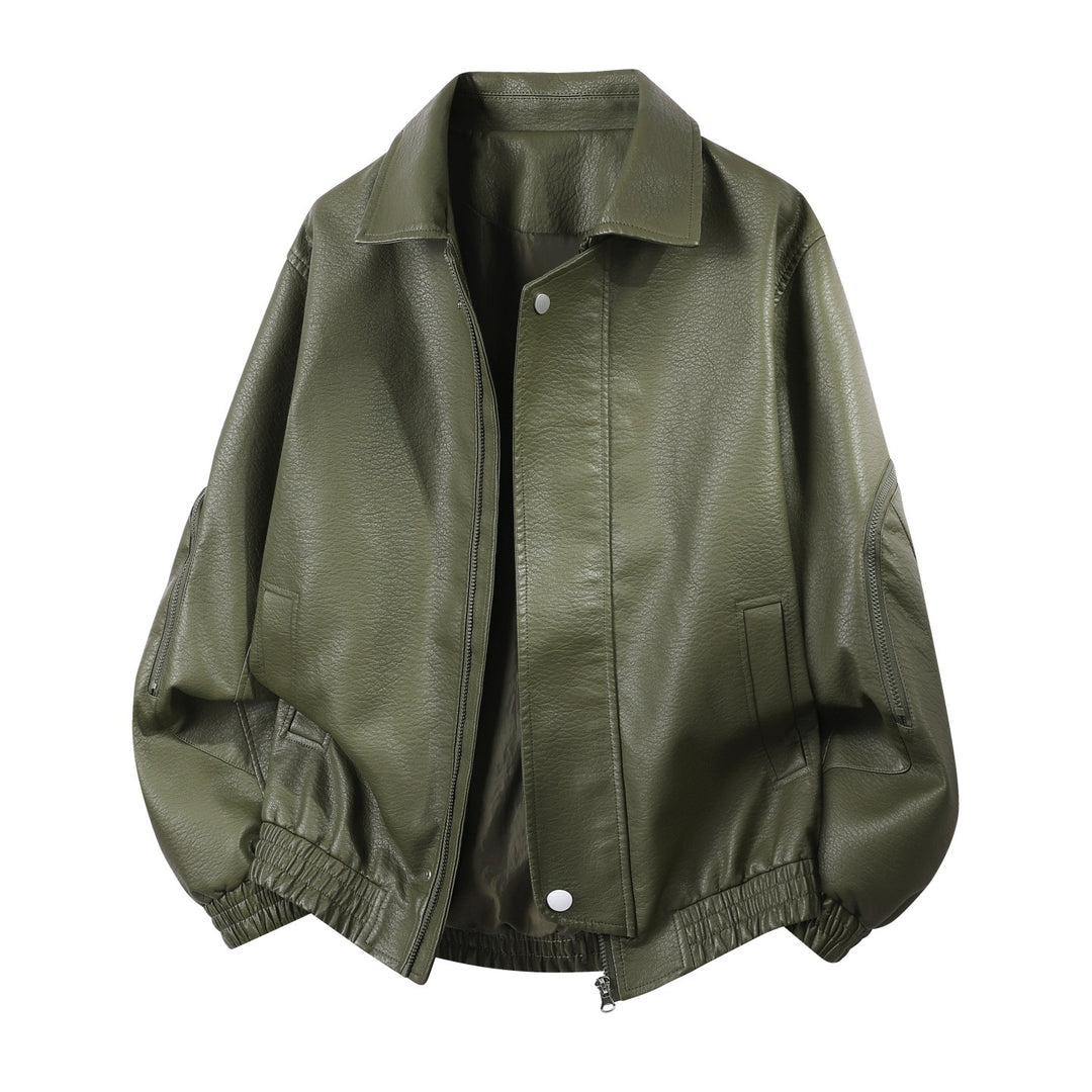 Men Elegant and Comfortable Leather Jacket Mune Fashion