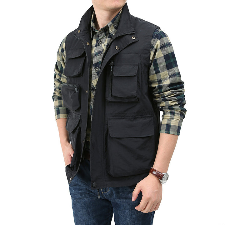 Men's Versatile Outdoor Vest with Practical Pockets Mune Fashion