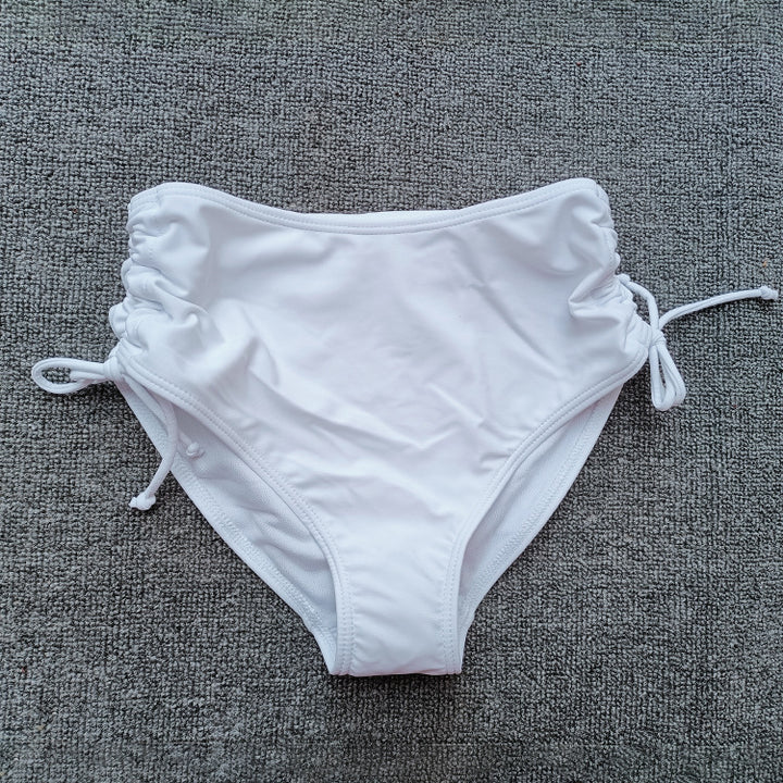Ladies High-Cut Bikini Bottom with Ruffle Mune Fashion