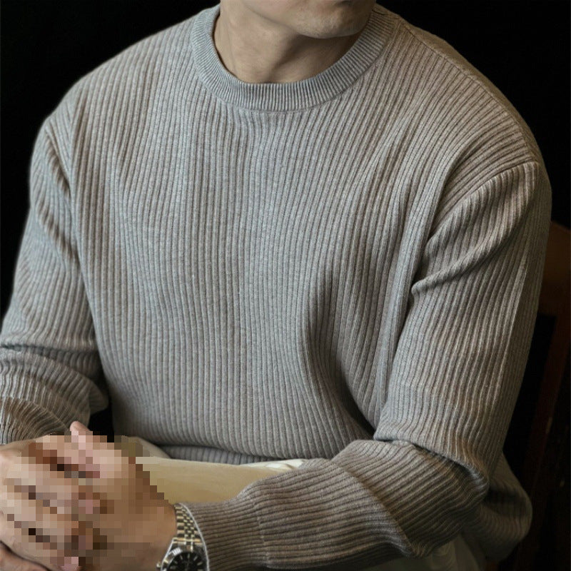 Men's Moderate Ribbed Sweater Mune Fashion