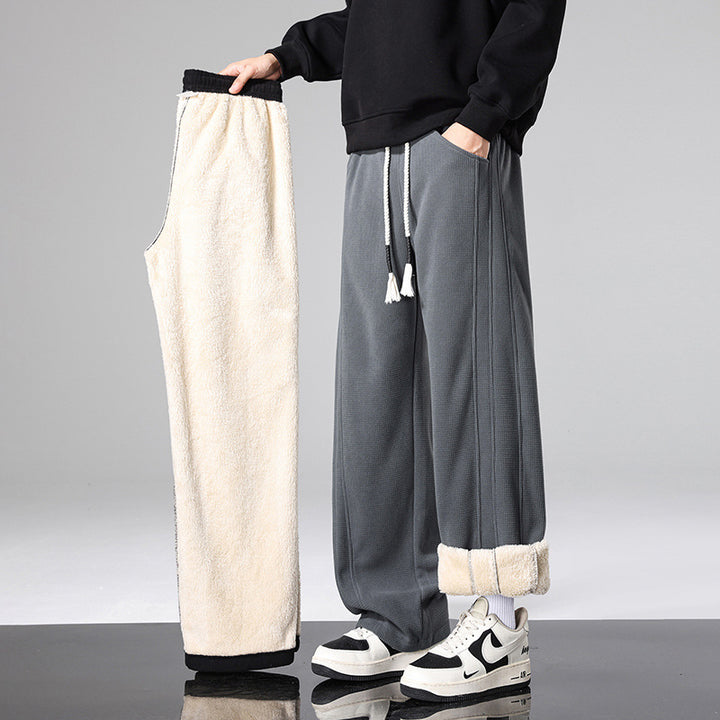 Men's Plush and Comfortable Leisure Pants