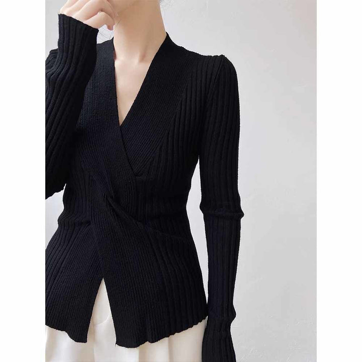 Ladies Elegant Wrap Cardigan Mune Fashion