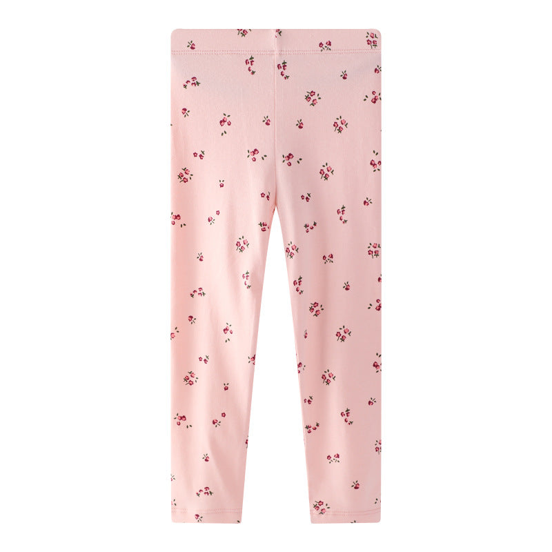 Girls leggings with delicate floral patterns Mune Fashion
