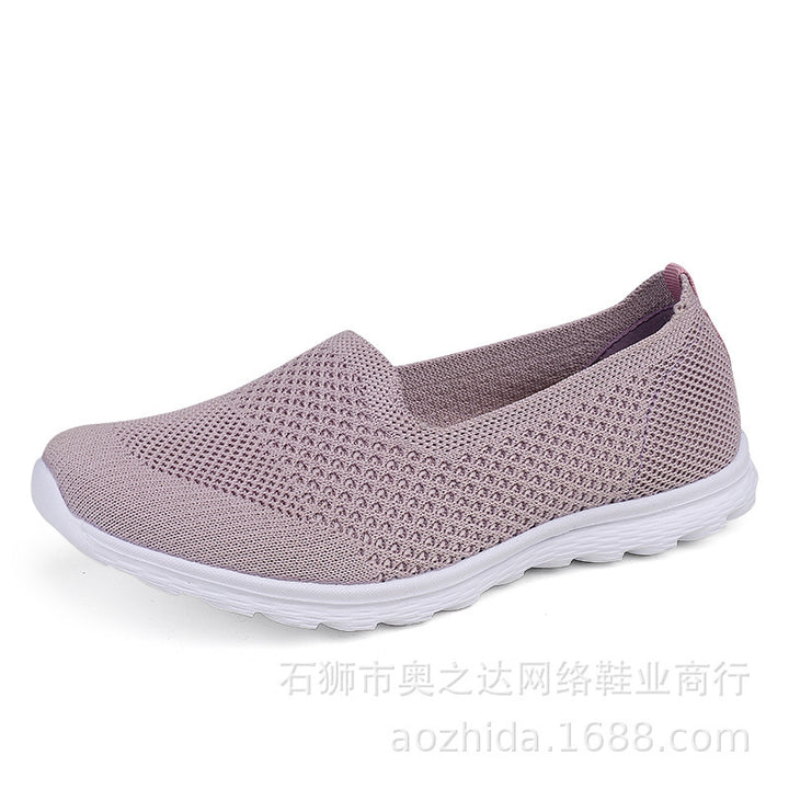 Women's seamless comfort slip-on shoe with elastic mesh upper and cushioned outsole Mune Fashion