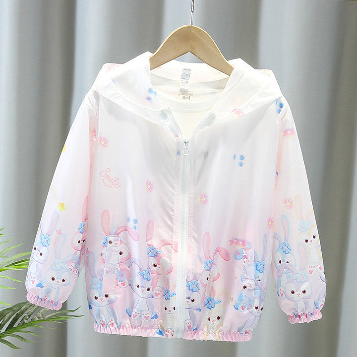 Women's lightweight hooded jacket for children with zipper and cute bunny design Mune Fashion