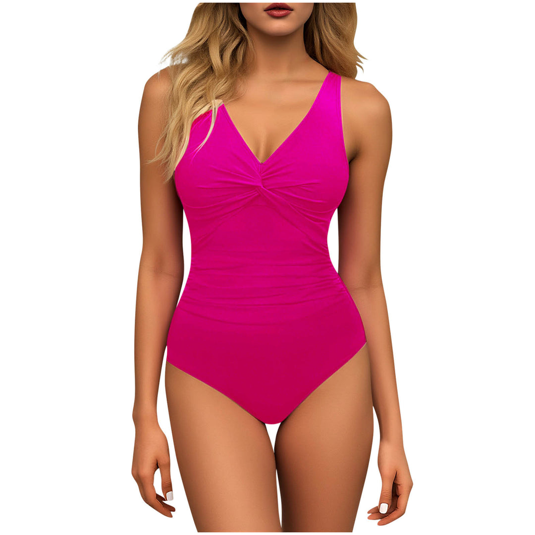 Damen Eleganter Bademode Einteiler mit Raffungen Echo Archiv