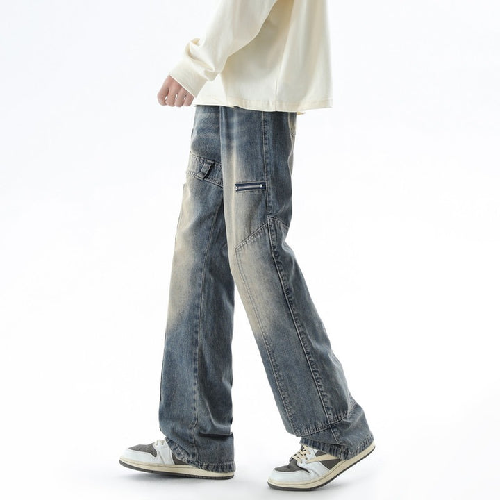 Men's Comfortable and Casual Loose Denim Pants Mune Fashion