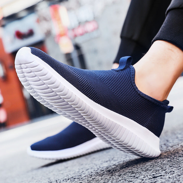 Women's minimalist slip-on leisure shoe with front pull tab, padded ankle collar, and flexible adaptive sole Mune Fashion