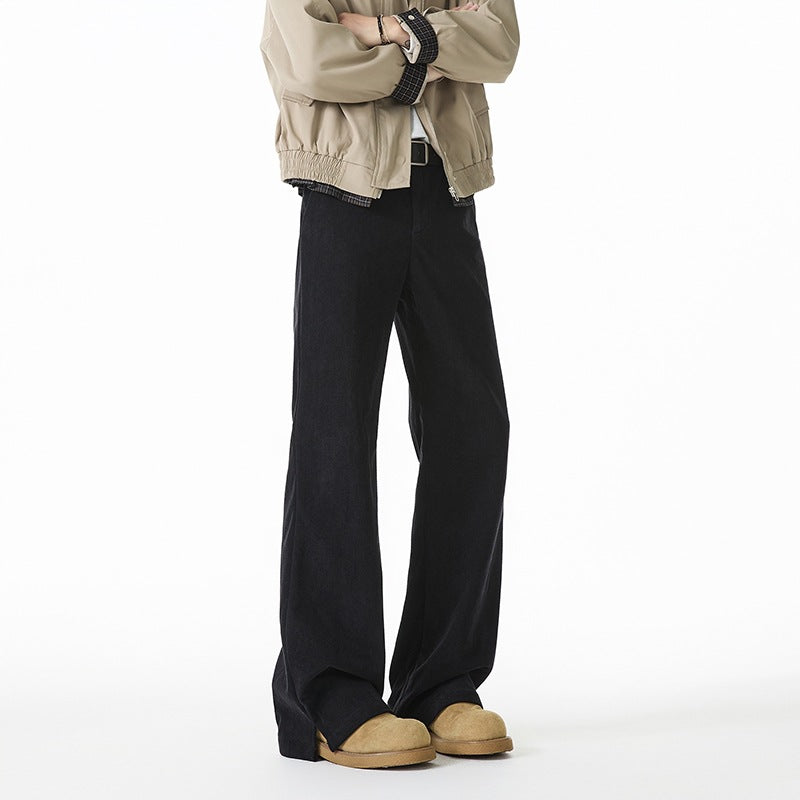 Mune | Men's Wide-Cut Leisure Pants made of high-quality material with elastic waistband