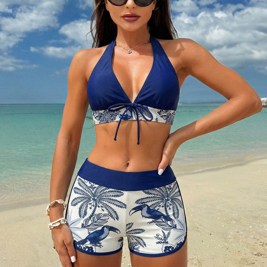 Women's bikini top with high wearing comfort and fashionable pant design Mune Fashion