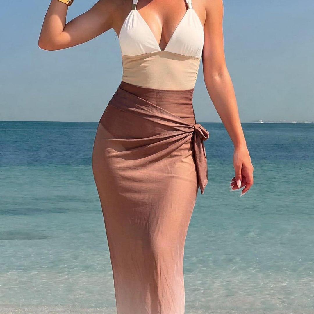 Ladies Exclusive Beach Midi Skirt with Tying Detail Mune Fashion