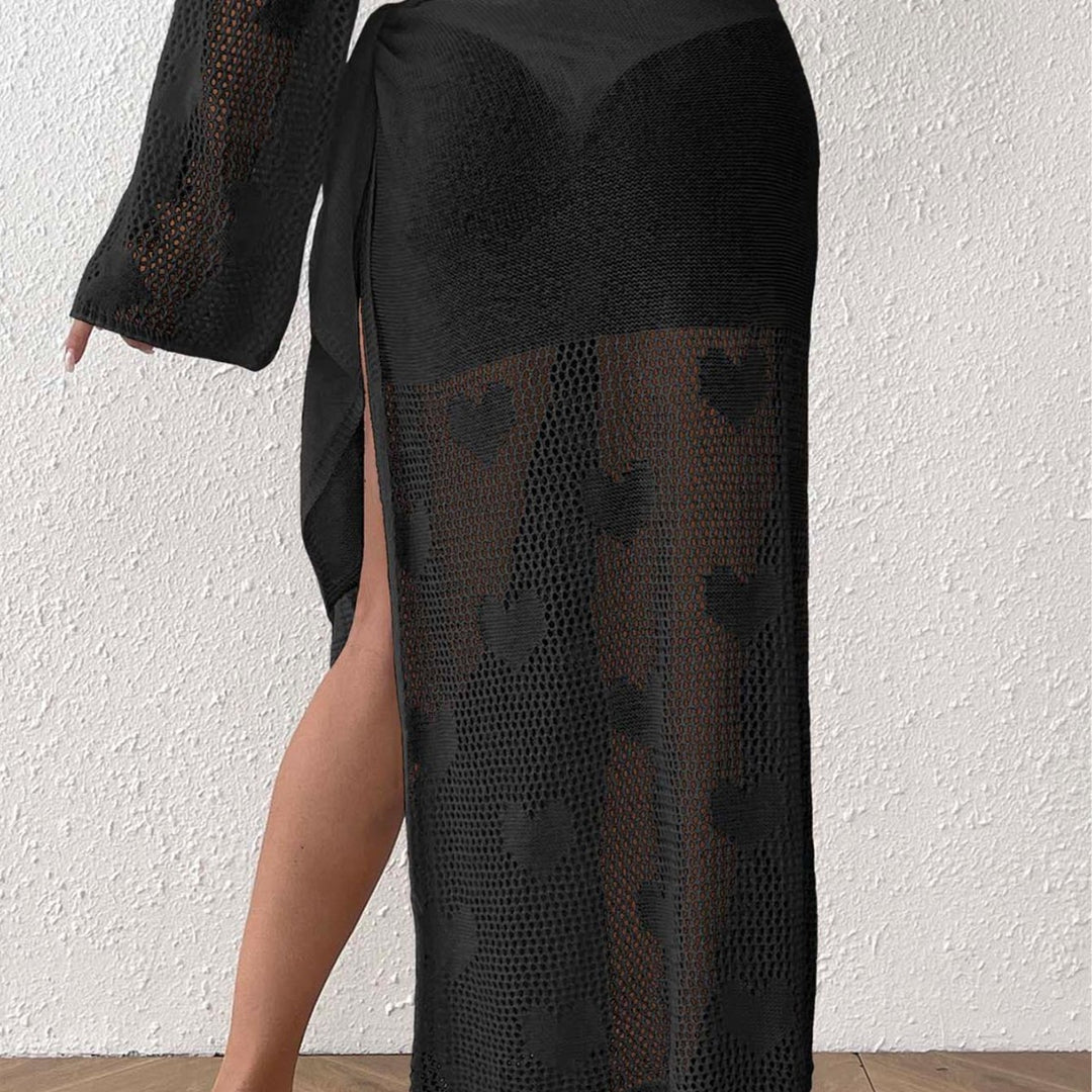 Women's Transparent Crochet Beach Sarong Mune Fashion