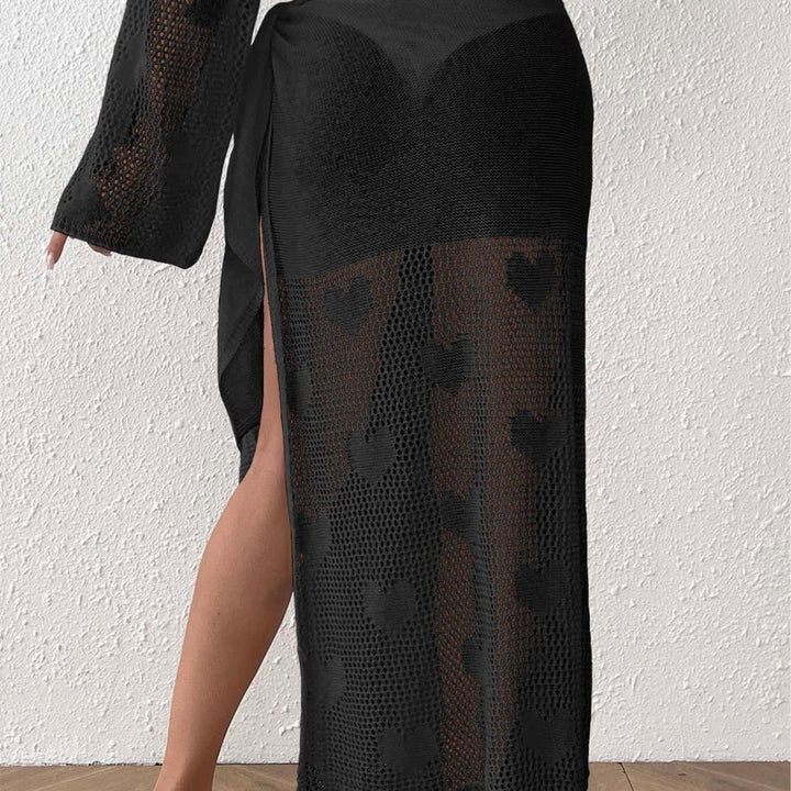 Women's Transparent Crochet Beach Sarong Mune Fashion
