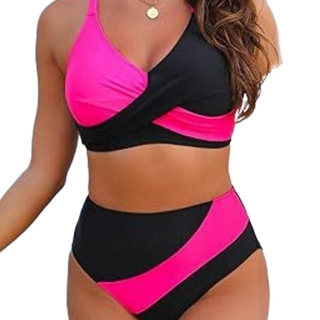 Women High-Cut Bikini with Wrap Design Mune Fashion