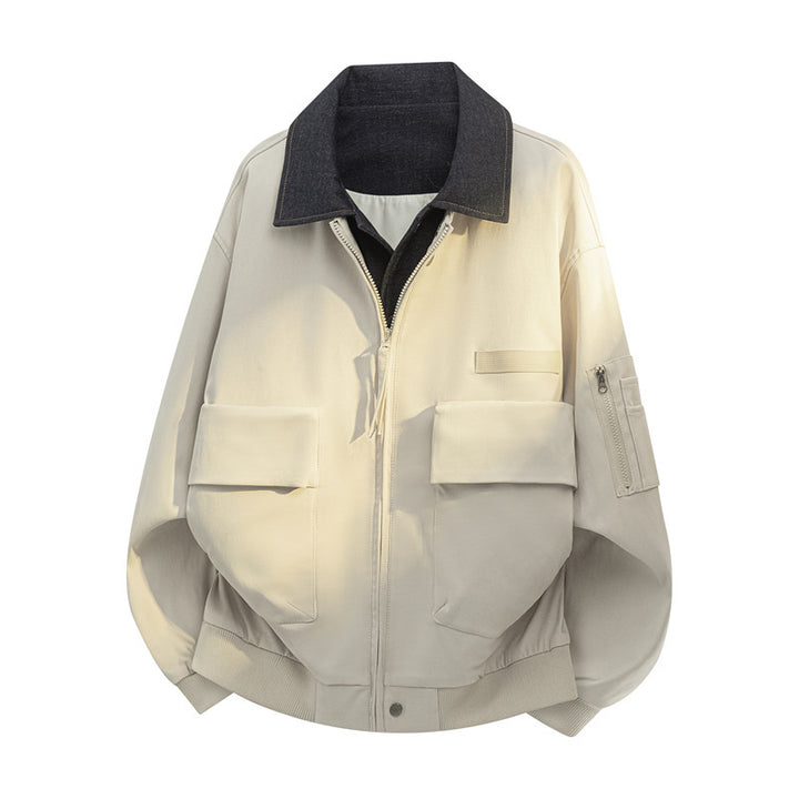 Men's Utility Jacket with Practical Pockets Mune Fashion