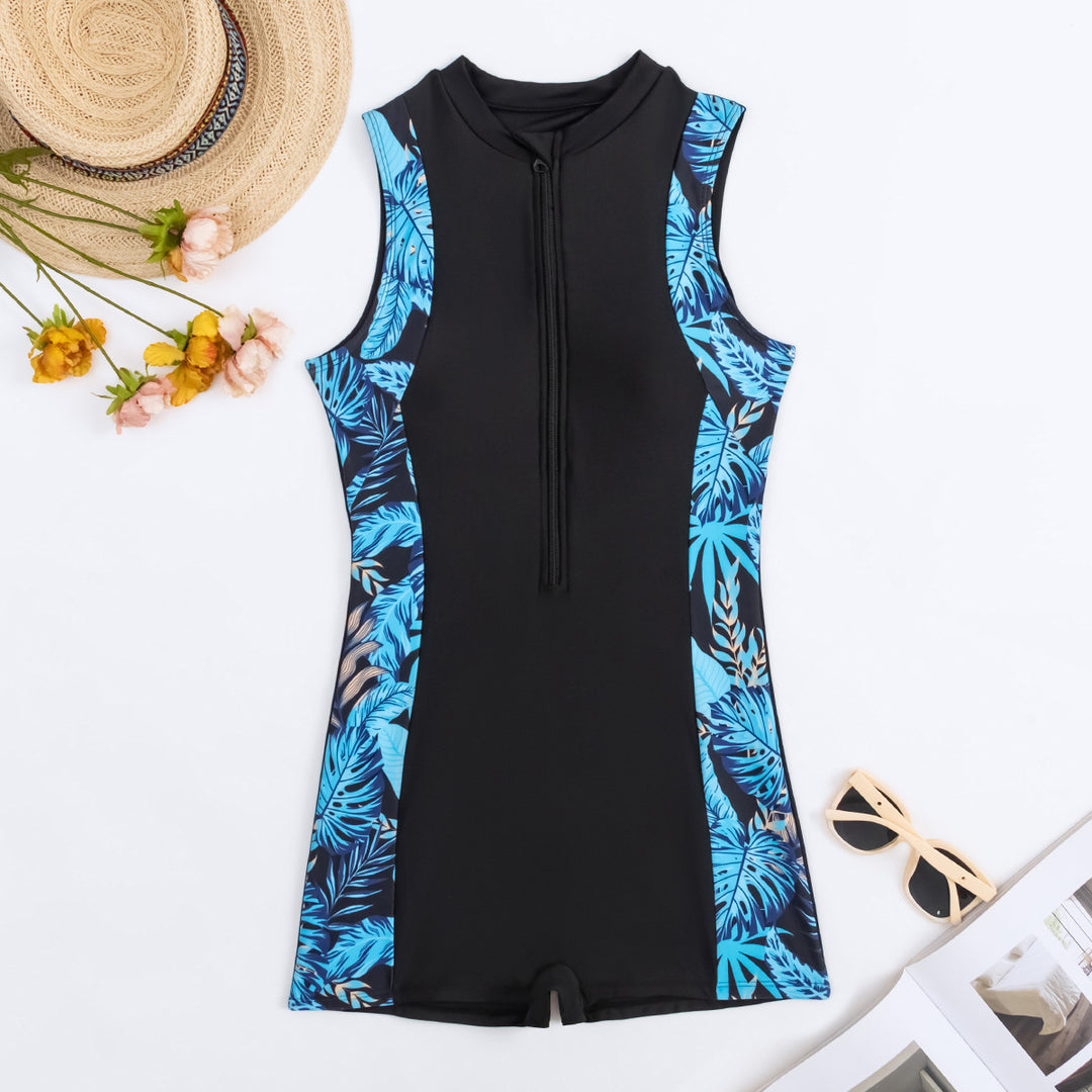 Women’s swimsuit with short sleeves and functional light protection Mune Fashion