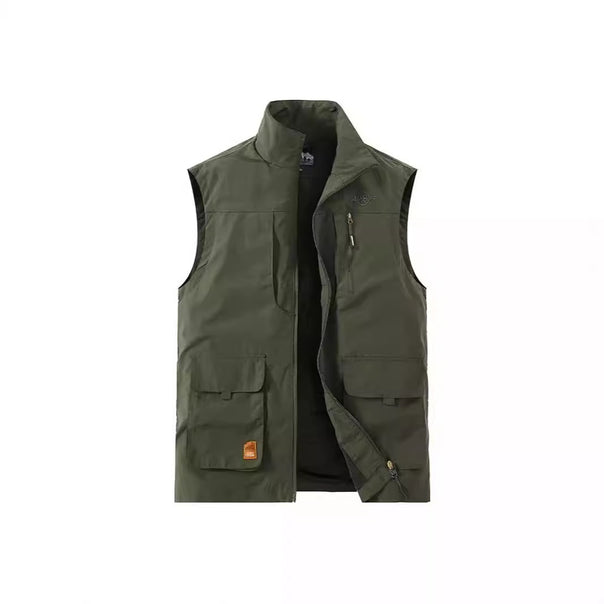 Men's Packable Functional Vest with Breathable Mesh Lining and Multi Pockets Mune Fashion
