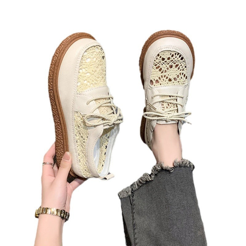 Women Comfortable Leisure Sneakers with Breathable Surface Structure Mune Fashion