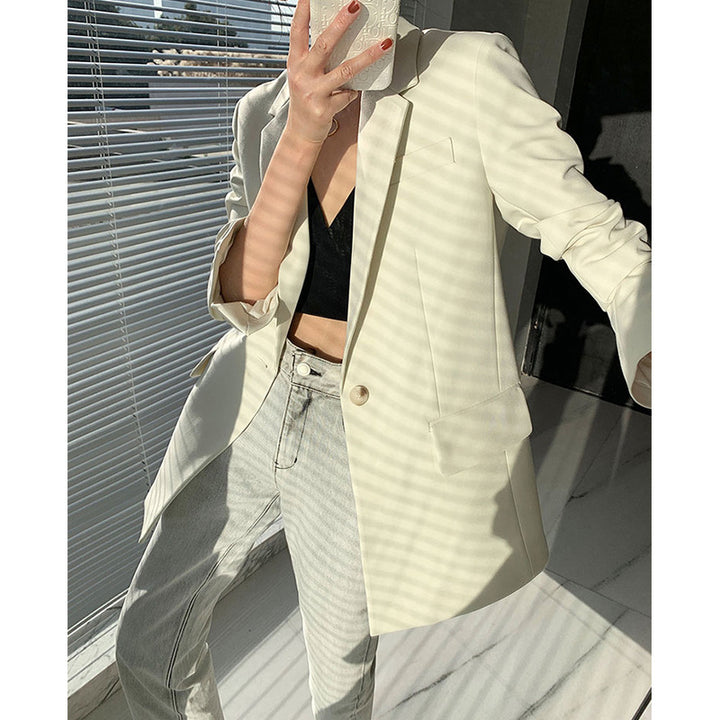 Women's Oversized Blazer in Minimalist Design Mune Fashion