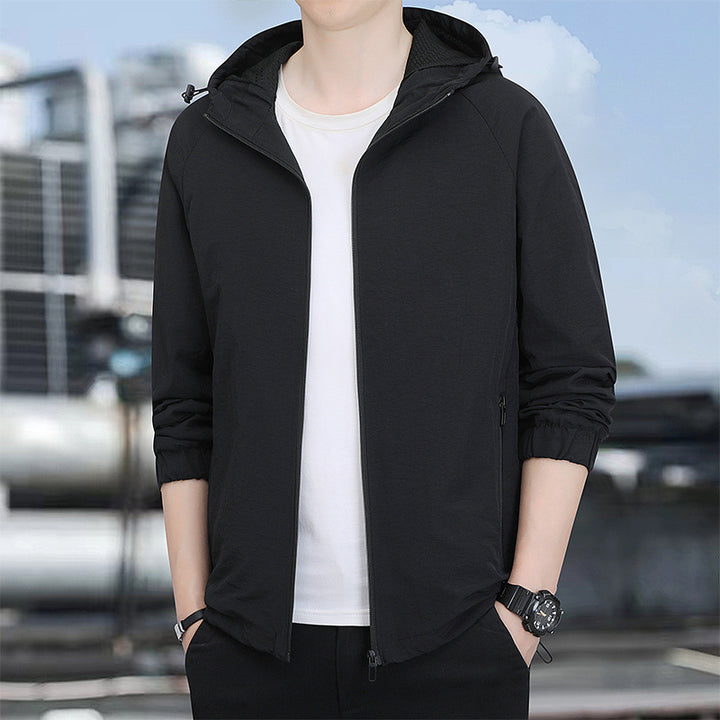 Men's Fashionable Transitional Jacket with Hood Mune Fashion
