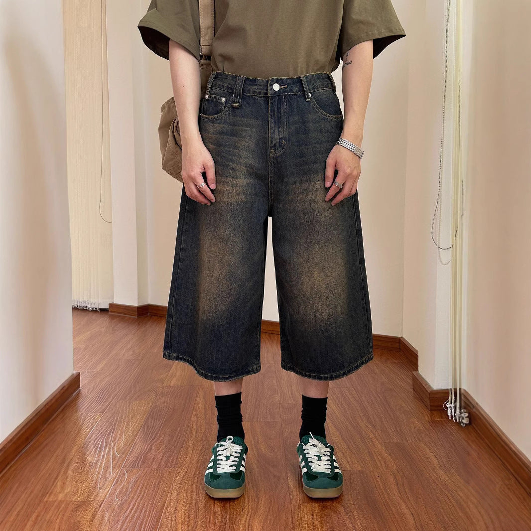 Women's Loose-Fitting Jeans Shorts Mune Fashion