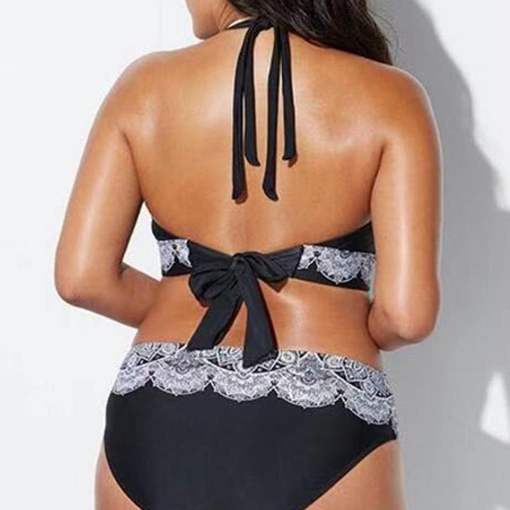 Women’s triangle bikini with contrasting designs Mune Fashion