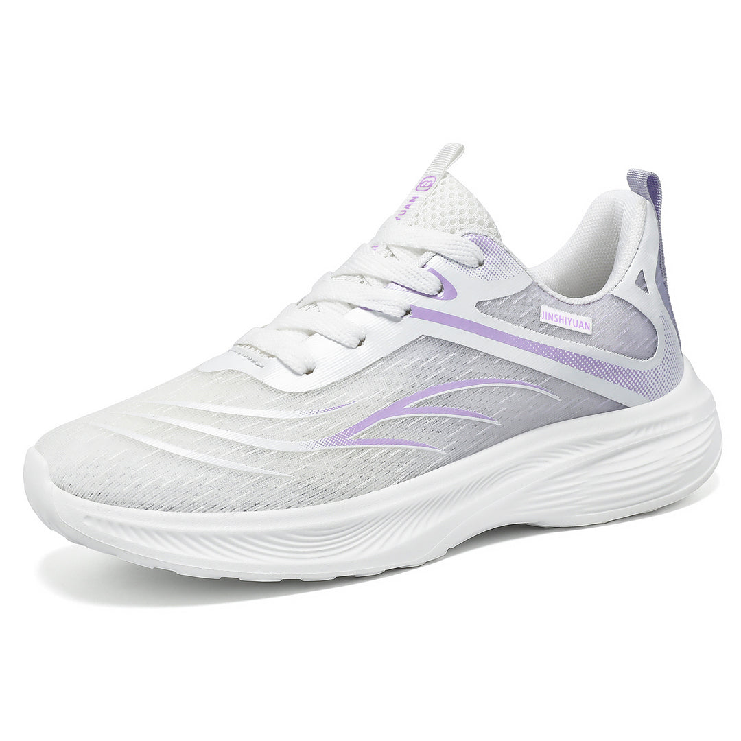 Women’s breathable lightweight running shoe with cushioning wave EVA sole and seamless mesh upper Mune Fashion
