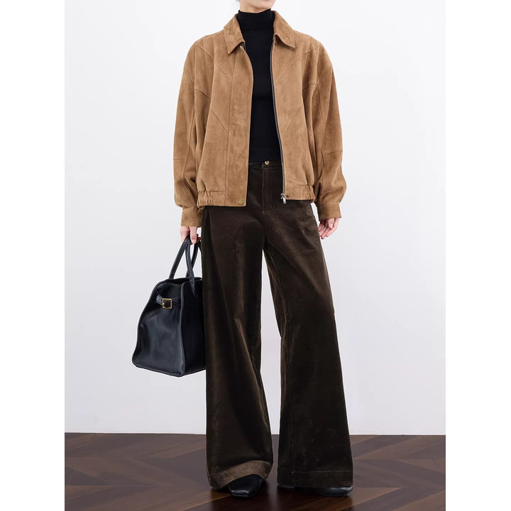 Ladies Elegant and Casual Cord Blazer Mune Fashion