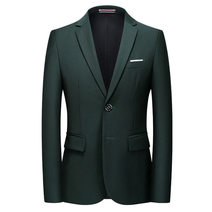 Men's slim-fit blazer with narrow silhouette, stretch content, and flap pockets Mune Fashion
