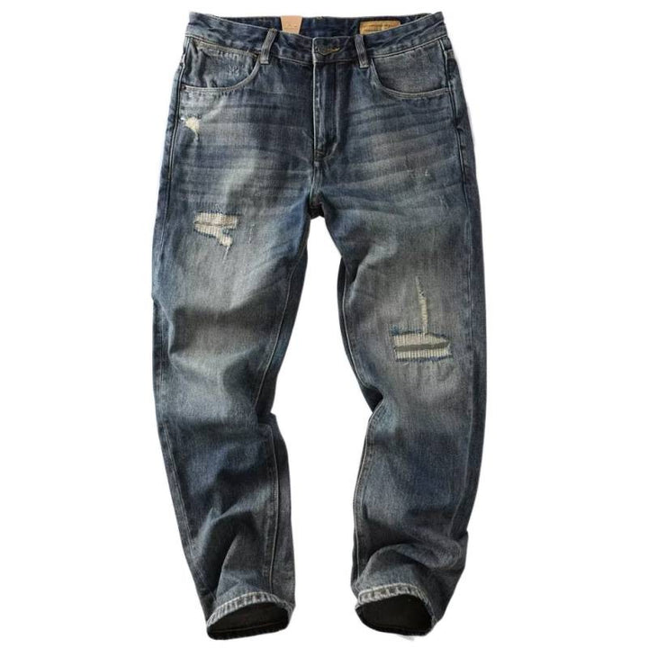 Men's Fashion Destroyed Jeans Mune Fashion