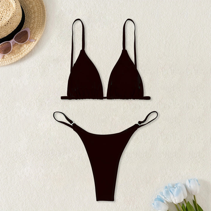 Women's Triangle Bikini with Adjustable Straps Mune Fashion