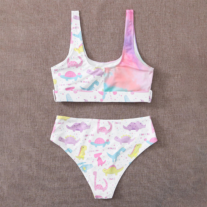 Women’s Colorful Dinosaur Print Bikini Set Mune Fashion