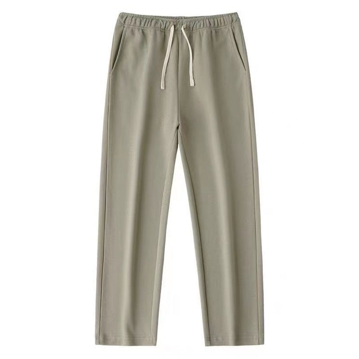 Men's Comfortable Casual Pants with Elastic Waistband and Side Pockets Mune Fashion