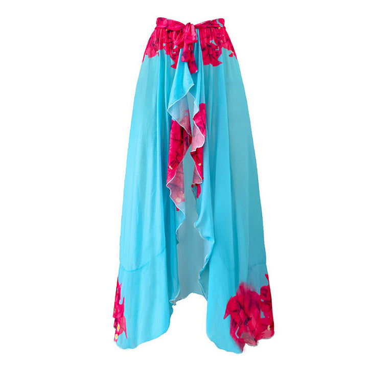 Women's swimsuit with voluminous ruffle detail and matching overlay Mune Fashion