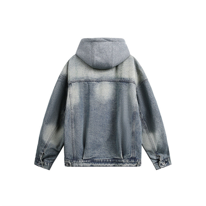 Unisex Oversize Hooded Sweat Jacket with Zipper, Side Pockets and Lined Hood Mune Fashion