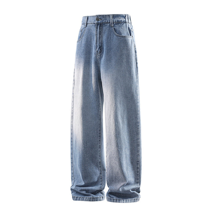 Women's Loose High-Waist Baggy Jeans with Elastic Waistband and Used Look Mune Fashion