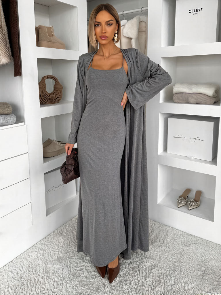 Women Long Maxi Dress with Flattering Cut Mune Fashion